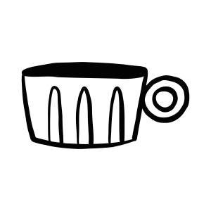 coffee mug drawing